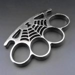 Brass Knuckle Duster EDC Tool for Boxing Defense and Window Breaking