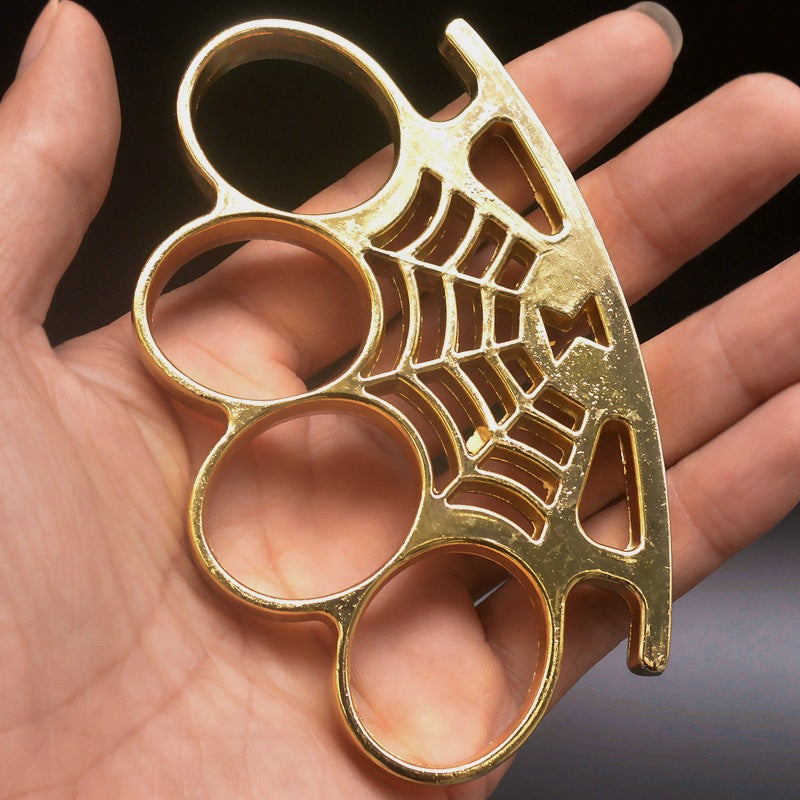 Brass Knuckle Duster EDC Tool for Boxing Defense and Window Breaking - 图片 4