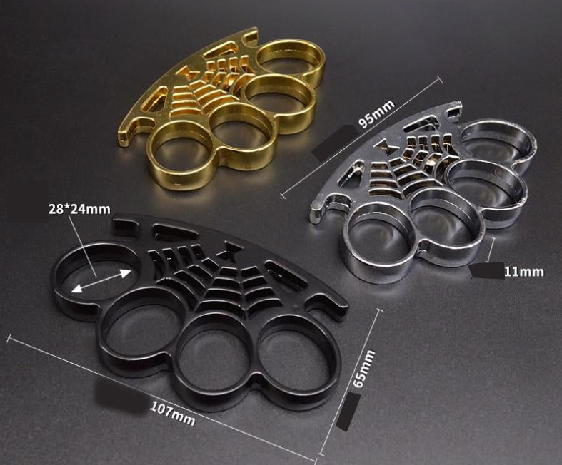 Brass Knuckle Duster EDC Tool for Boxing Defense and Window Breaking - 图片 9