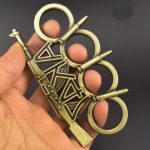 LifeGuard Metal Brass Knuckle Duster Four-Finger Buckle - 图片 7