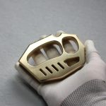 Solid Brass Knuckle Duster Self-Defense EDC Tool - 图片 2