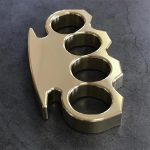 Solid Brass Knuckle Duster Self-Defense EDC Defense Tool - 图片 11