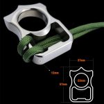 Brass Knuckle Duster Self-Defense Tool - 图片 13