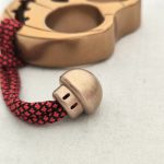 Brass Mushroom Knuckle Pendant Knife DIY Tool - 图片 6