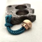 Brass Mushroom Knuckle Pendant Knife DIY Tool - 图片 11