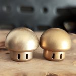 Brass Mushroom Knuckle Pendant Knife DIY Tool - 图片 13