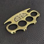 Solid Grip Brass Knuckles Duster for Outdoor Survival - 图片 3