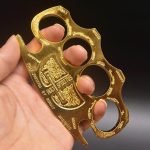 Solid Grip Brass Knuckles Duster for Outdoor Survival - 图片 11