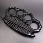 StreetGuard Metal Brass Knuckles Duster 4-Finger Fist Buckle Window Breaker - 图片 6
