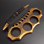 StreetGuard Metal Brass Knuckles Duster 4-Finger Fist Buckle Window Breaker - 图片 8