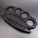 StreetGuard Metal Brass Knuckles Duster 4-Finger Fist Buckle Window Breaker - 图片 10