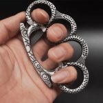 StoneGrip Solid Brass Knuckles Duster Window Breaker - 图片 2