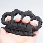 Sleek Self-Defense EDC Tool Solid Brass Knuckles Duster