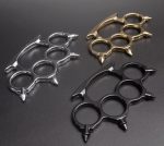 Hedgehog Solid Brass Knuckles Duster Self-Defense EDC Tool - 图片 4