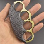Blom Solid Brass Knuckles Duster Self-Defense EDC Tool - 图片 7