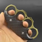 Blom Solid Brass Knuckles Duster Self-Defense EDC Tool - 图片 10