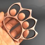 Solid Brass Knuckles Duster Assassins Self-Defense EDC Tool - 图片 3