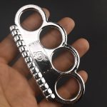 Ninja Solid Brass Knuckles Duster Self-Defense EDC Tool - 图片 6