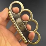 Ninja Solid Brass Knuckles Duster Self-Defense EDC Tool - 图片 7
