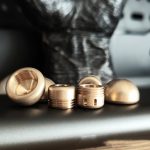 Brass Mushroom Knuckle Grip Pendant Knife - 图片 9