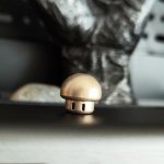 Brass Mushroom Knuckle Grip Pendant Knife - 图片 11