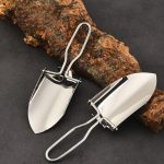Camping Folding Shovel Fishing Flower Small Shovel - 图片 3