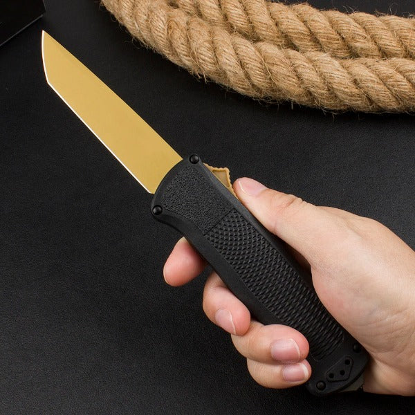 Carbon Fiber Nylon Handle Tactical Knife Outdoor Hunting Pocket Knife - 图片 3