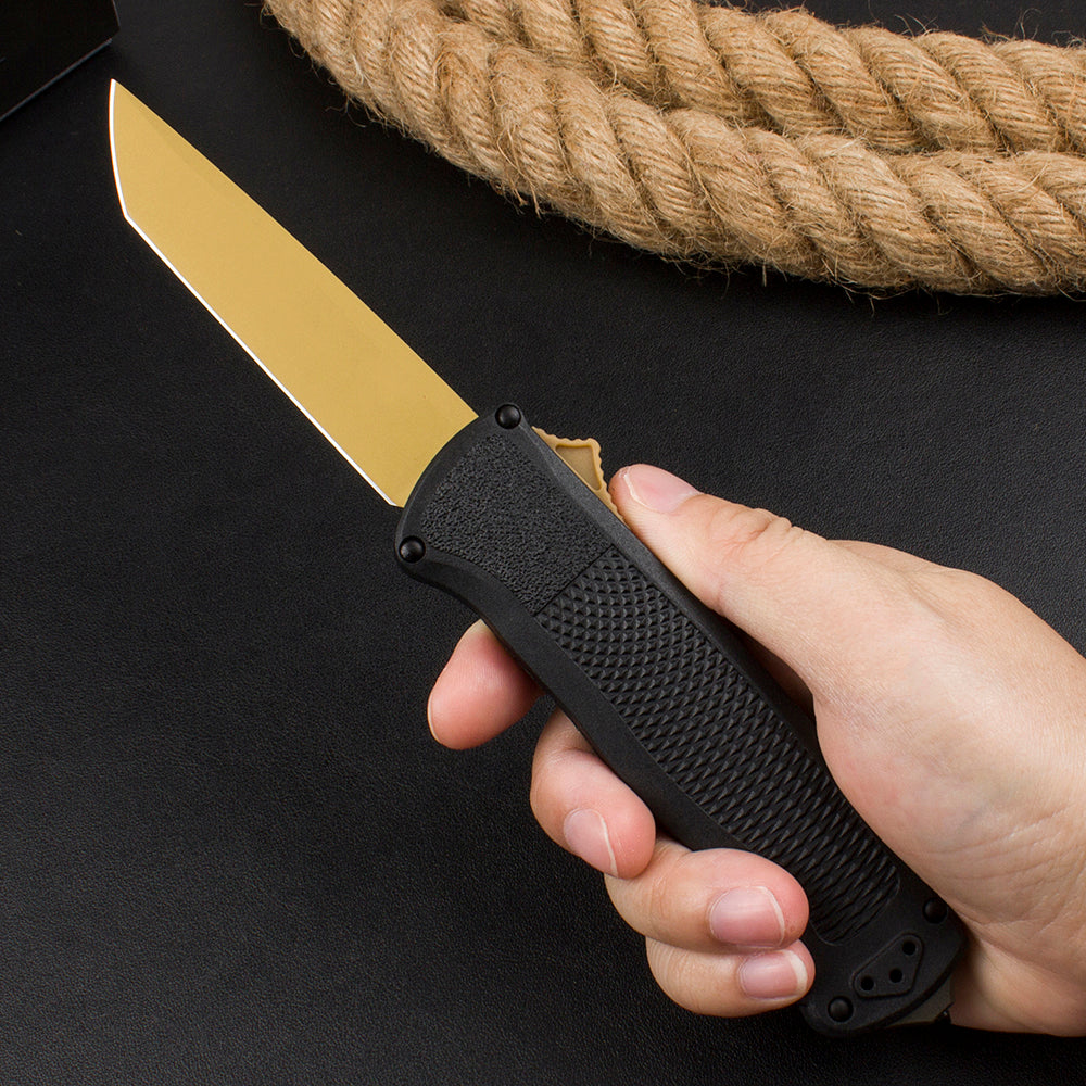 Carbon Fiber Nylon Handle Tactical Knife Outdoor Hunting Pocket Knife - 图片 5