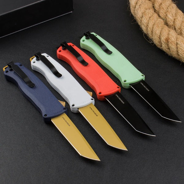 Carbon Fiber Nylon Handle Tactical Knife Outdoor Hunting Pocket Knife - 图片 10