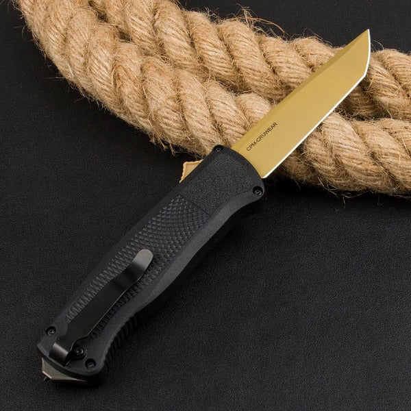 Carbon Fiber Nylon Handle Tactical Knife Outdoor Hunting Pocket Knife - 图片 17