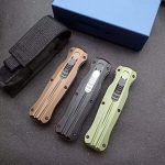Outdoor D2 Steel Blade Tactical Knife with Lightweight Aluminum Grip - 图片 9
