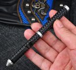 Damascus Blade Mini Pen Knife Multifunctional Wilderness Survival Pocket Knife - 图片 14