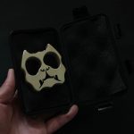 Exquisite Dog Head Brass Knuckle Duster Self-Defense Tool - 图片 5