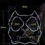 Dog Head Titanium Knuckle Duster Self-Defense EDC Tool - 图片 2