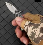 Eagle Folding Knife Outdoor Defense Keychain EDC Tool - 图片 4