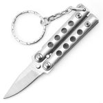 Training Mini Folding Knife with Uncut Blade for Keychain Carry - 图片 8