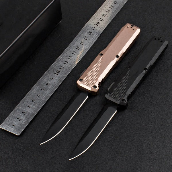 High Hardness Aluminum Handle Tactical Knife Hunting Self Defense Pocket Knife - 图片 1