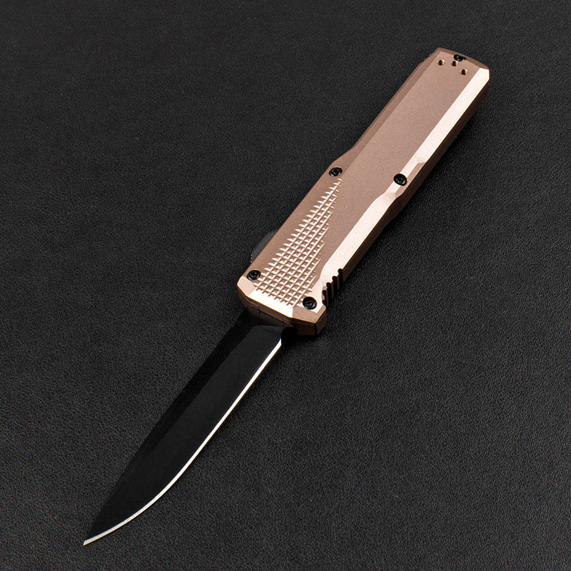 High Hardness Aluminum Handle Tactical Knife Hunting Self Defense Pocket Knife - 图片 9