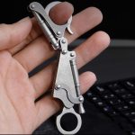 High Rebound Pocket Blade Keychain Self Defense EDC Tool - 图片 4