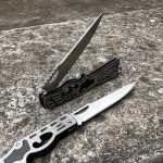 Concealed Blade Mini Folding Knife Keychain Pendant for Stylish Carry - 图片 4