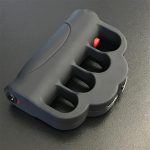 Knuckle Duster Stun Gun with Flashlight and Baton Functions
