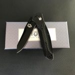 Liome Carbon Fiber Grip Folding Blade Outdoor Tactical Pocket Knife EDC Tool - 图片 4