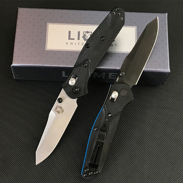 Liome Dual Color G10 Grip Folding Blade Outdoor Tactical Knife EDC Tool - 图片 12