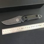 Liome G10 Plus Carbon Fiber Grip Outdoor Straight Knife Tactical Survival Tool - 图片 3