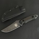 Liome G10 Plus Carbon Fiber Grip Outdoor Straight Knife Tactical Survival Tool - 图片 7