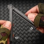 Mechanical Handle Folding Knife Outdoor Tactical Pocket Knife - 图片 10