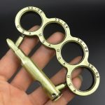 Multifunctional Metal Knuckle Duster Four Finger Martial Arts Defense Tool - 图片 7