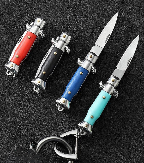 Mini Folding Knife Portable Keychain Outdoor Defense Pocket Knife EDC Tool - 图片 4