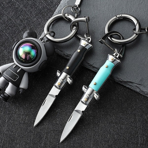 Mini Folding Knife Portable Keychain Outdoor Defense Pocket Knife EDC Tool - 图片 9