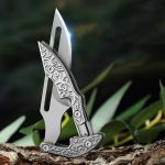 Mini Mechanical Folding Knife Sharp Transformable Pocket Knife - 图片 3